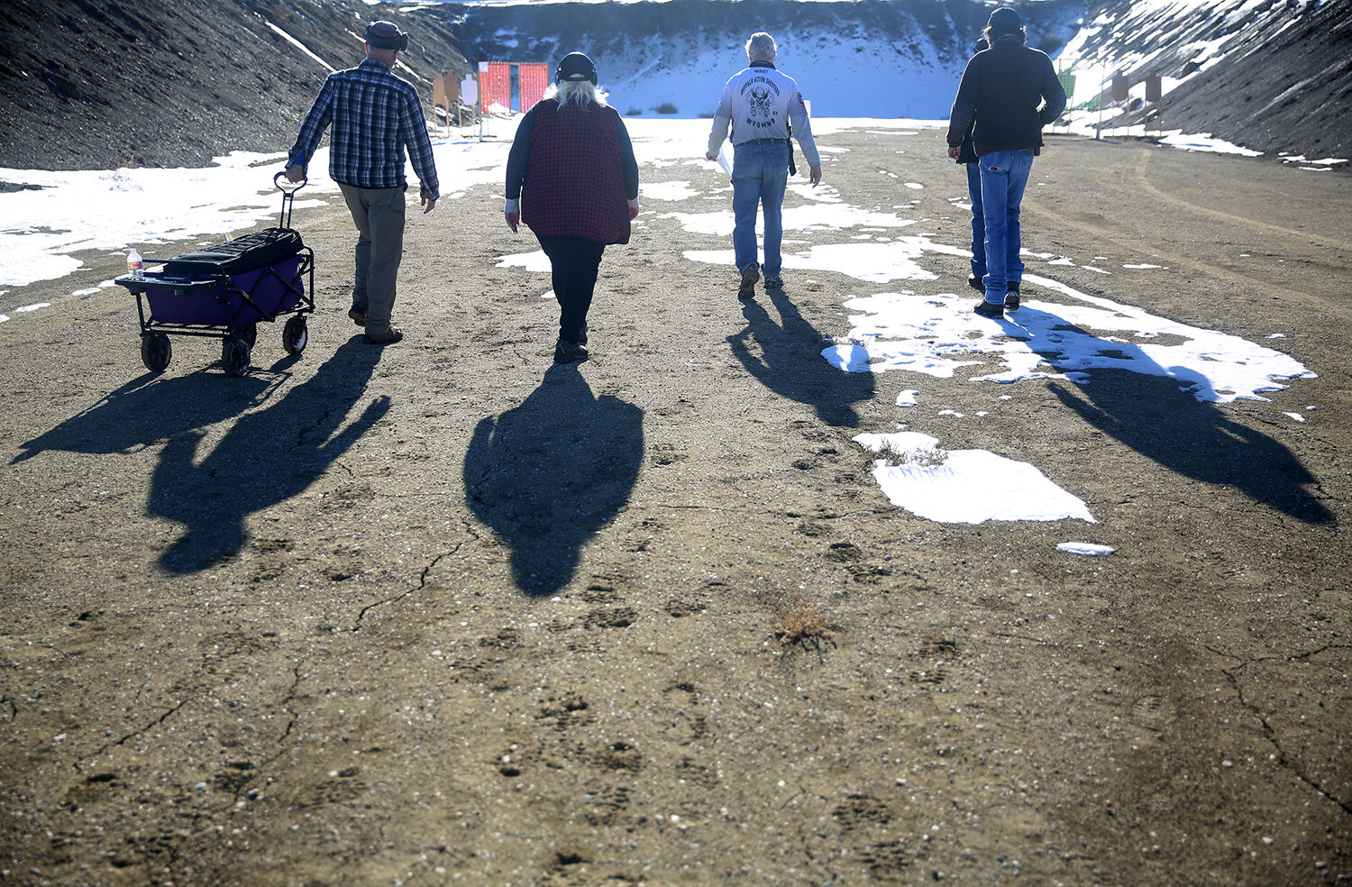 One of the shooting groups makes their way to stage three